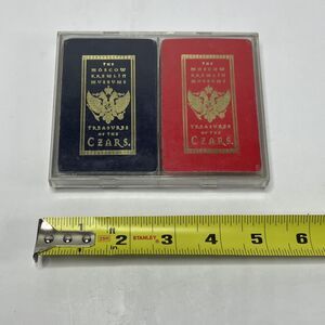 Double Deck Playing Cards Treasures of the Czars Moscow Kremlin Museum No Joker